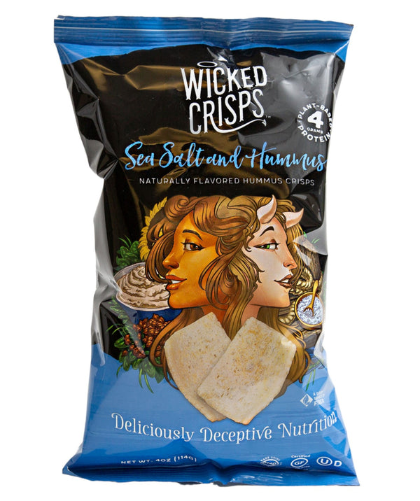 Wicked Crisps Sea Salt Hummus Crisps 4 oz
