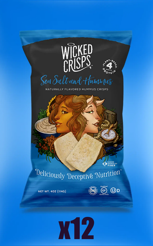 Wicked Dozen: Sea Salt Hummus Crisps (12-Pack)