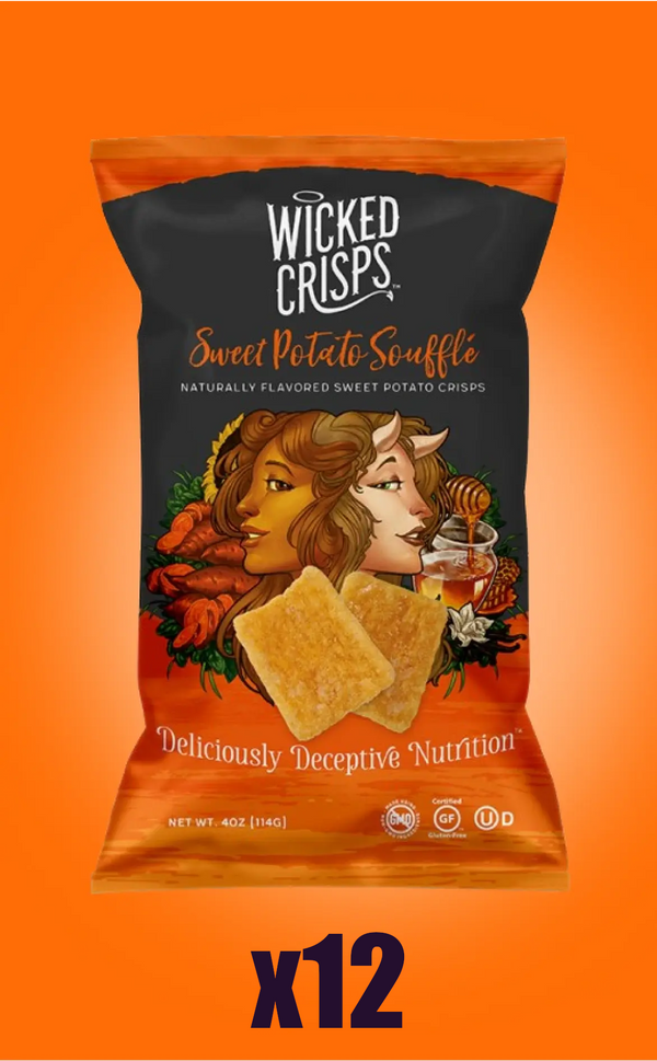Wicked Dozen: Sweet Potato Soufflé Crisps (12-Pack)