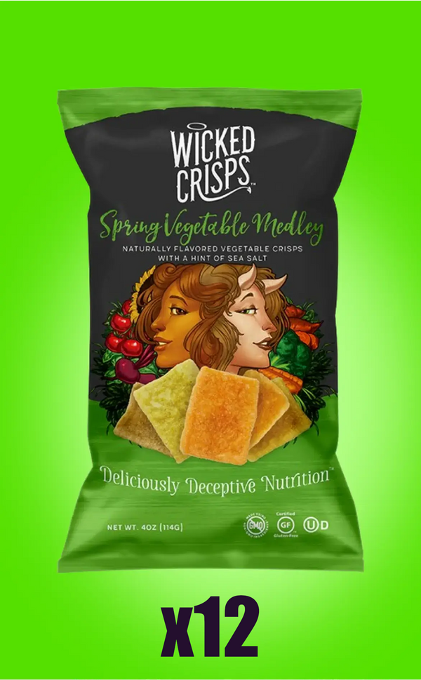 Wicked Dozen: Spring Vegetable Medley Crisps (12-Pack)